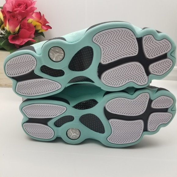 Air Jordan 13 Retro Island Green Black Metallic - Picture 2 of 6